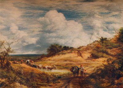 Sandkassene, 1856 av John Linnell