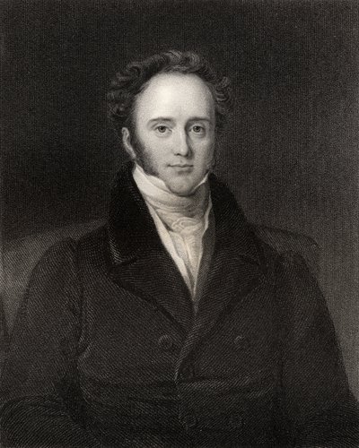 Henry John Temple, 3. Viscount Palmerston, gravert av H.R. Cook (fl.1813-47), fra 