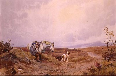Hvile etter fotograferingen (akvarell på papir) av John Maclaren Barclay