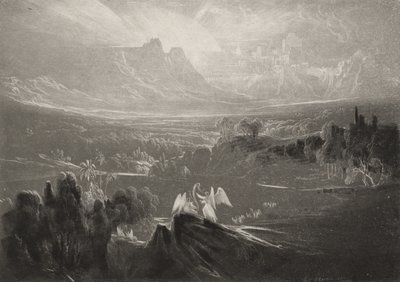 Heaven-the Rivers of Bliss ..., ca. 1827 (mezzotint) av John Martin