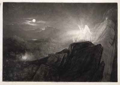 Illustrasjon fra Paradise Lost av John Martin