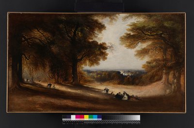 Landskap: Utsikt i Richmond Park, 1850 av John Martin