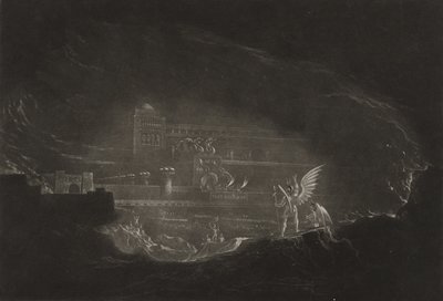 Pandemonium, ca. 1827 (mezzotint) av John Martin
