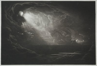 Paradise Lost: The Creation of Light, 1824. av John Martin