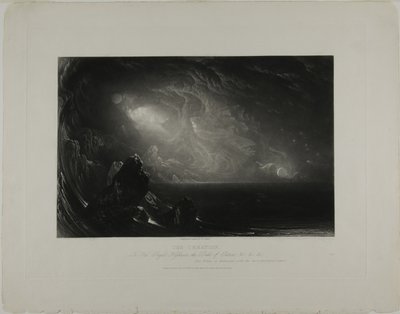 Skapelsen, fra illustrasjoner av Bibelen av John Martin