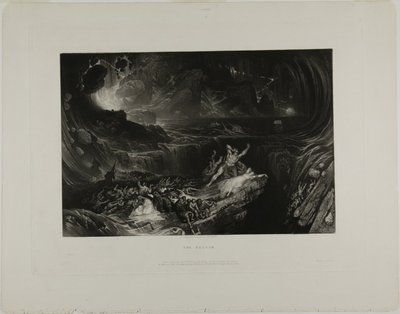 The Deluge, fra illustrasjoner av Bibelen av John Martin