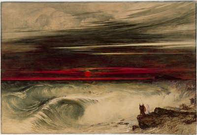 Ødeleggelsen av faraos hær av John Martin