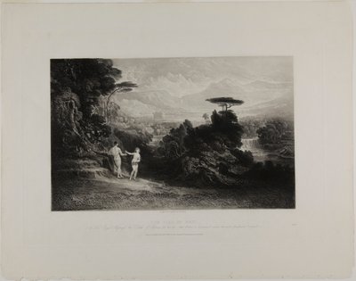 The Fall of Man, fra illustrasjoner av Bibelen av John Martin