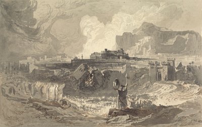 Jerikos murer av John Martin