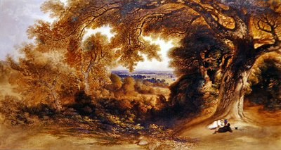 Utsikt nær Pembroke Lodge, Richmond Park av John Martin