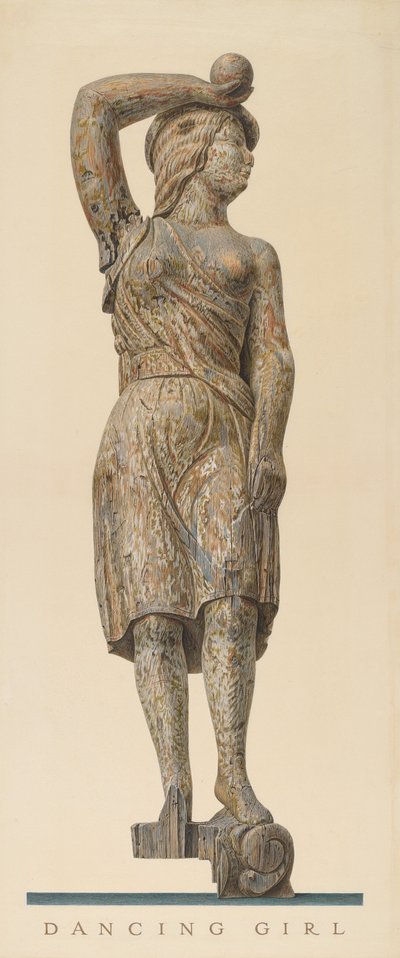 Sirkusvognfigur: "Dancing Girl" av John Matulis