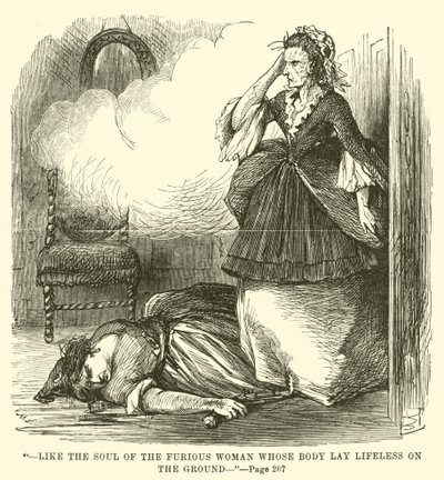 Illustrasjon for A Tale of Two Cities av Charles Dickens av John McLenan