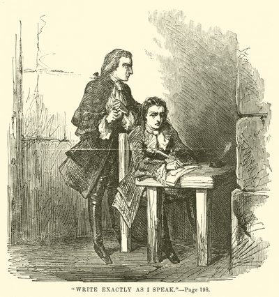 Illustrasjon for A Tale of Two Cities av Charles Dickens av John McLenan