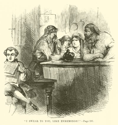 Illustrasjon for A Tale of Two Cities av Charles Dickens av John McLenan
