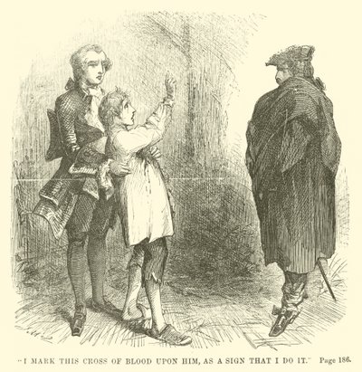 Illustrasjon for A Tale of Two Cities av Charles Dickens av John McLenan