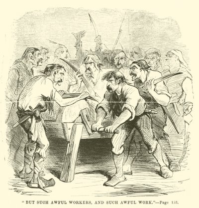 Illustrasjon for A Tale of Two Cities av Charles Dickens av John McLenan