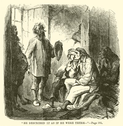 Illustrasjon for A Tale of Two Cities av Charles Dickens av John McLenan