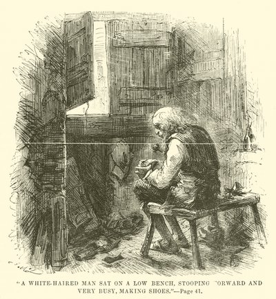 Illustrasjon for A Tale of Two Cities av Charles Dickens av John McLenan