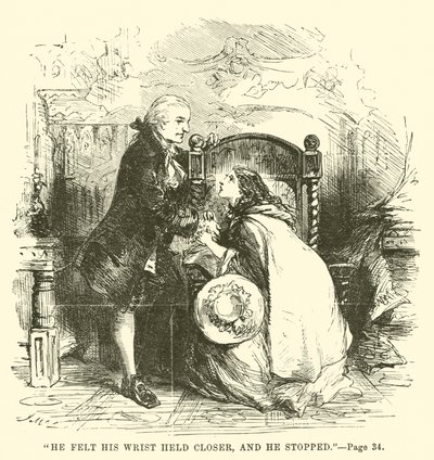 Illustrasjon for A Tale of Two Cities av Charles Dickens av John McLenan