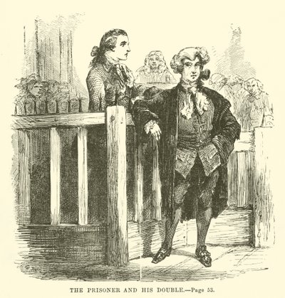 Illustrasjon for A Tale of Two Cities av Charles Dickens av John McLenan