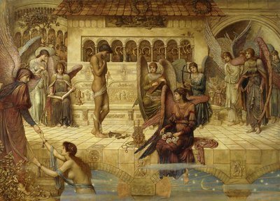 Voldene til Guds hus av John Melhuish Strudwick