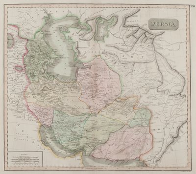 Persia (håndfarget gravering) av John Menzies
