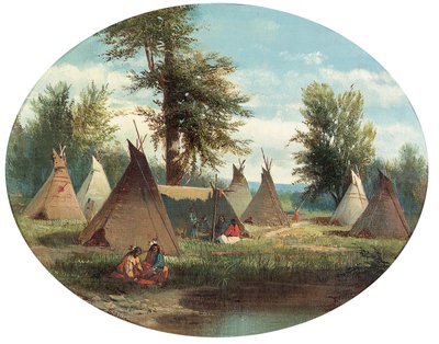 Assiniboin Camp av John Mix Stanley