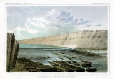 Columbia River, Junction of the Des Chutes, 1856. av John Mix Stanley