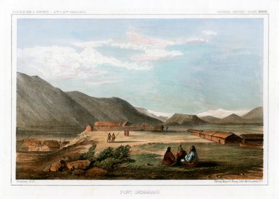 Fort Okinakane, USA, 1856. av John Mix Stanley