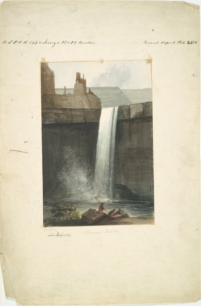 Peluse Falls av John Mix Stanley