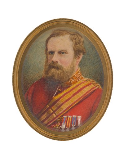 Generalløytnant David Pott (1812-1881) i stabsuniform av John Moffat