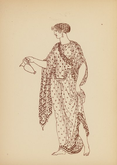 Gammel gresk kvinnekostyme (lito) av John Moyr Smith