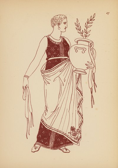 Gammel gresk kvinnekostyme (lito) av John Moyr Smith