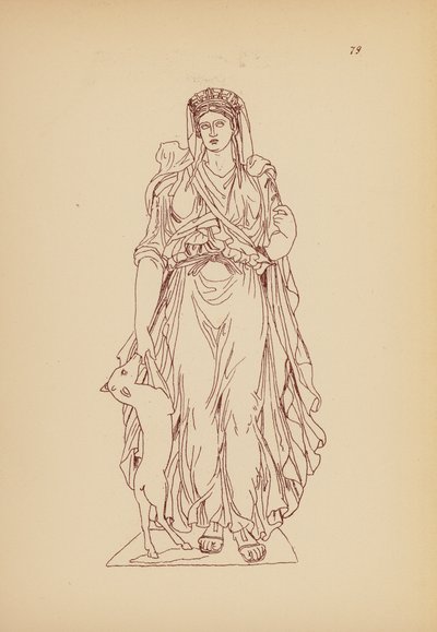Gammel gresk kvinnekostyme (lito) av John Moyr Smith