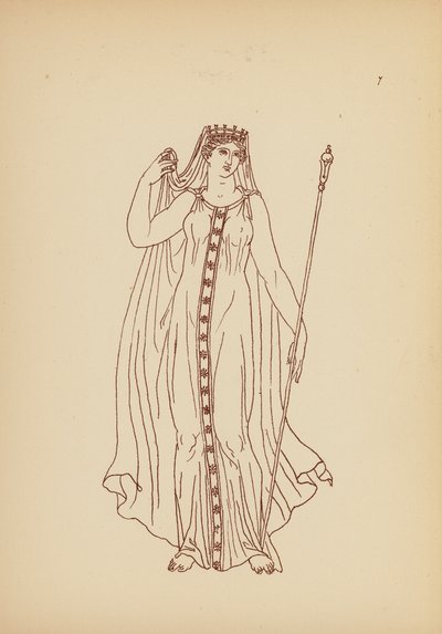 Gammel gresk kvinnekostyme (lito) av John Moyr Smith