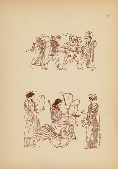 Gammel gresk kvinnekostyme (lito) av John Moyr Smith