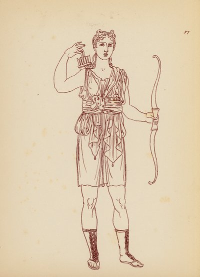 Gammel gresk kvinnekostyme (lito) av John Moyr Smith
