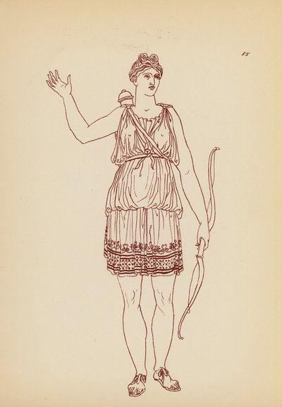 Gammel gresk kvinnekostyme (lito) av John Moyr Smith