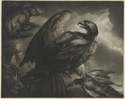 Ørn og rev av John Murphy after James Northcote