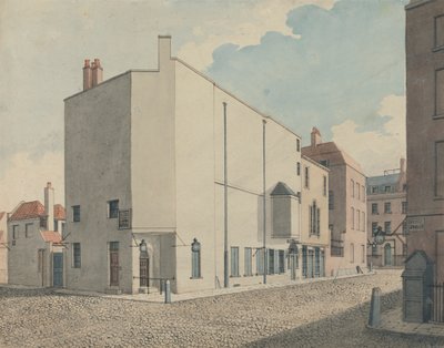 Argyll Concert Rooms, Regent Street, London: Perspektiv av John Nash