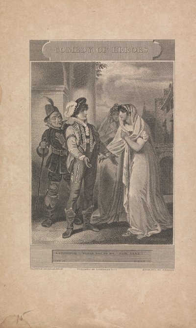 Comedy of Errors, Act II, Scene II av John Neagle
