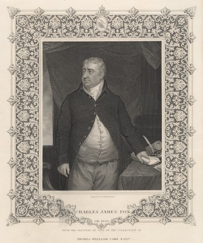 Charles James Fox (gravering) av John Opie