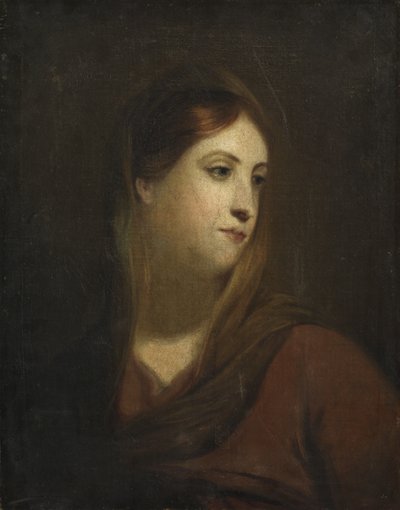 Skisse for et kvinnehode, ca. 1800 av John Opie