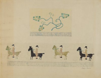 Crewel-broderi av John Oster