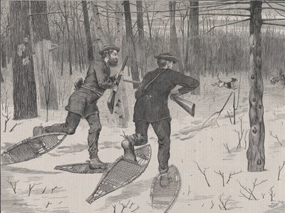 Deer-Stalking i Adirondacks om vinteren hver lørdag, vol. II, Ny serie..., 21. januar 1871. av John Parker Davis