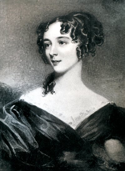 Jane Welsh Carlyle, litterær figur fra 1800-tallet, 1909. av John Patrick