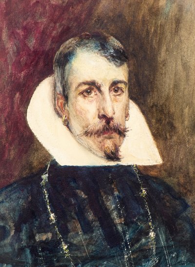 A Grandee of Spain, ca. 1892 (akvarell) av John Pettie