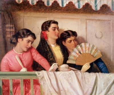 Å se tyrefekting (olje på lerret) av John Phillip