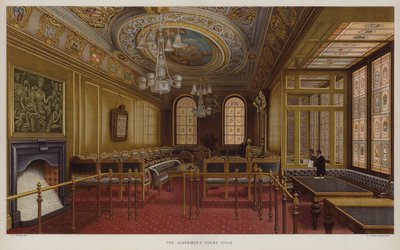 Rådmannens rettssal. Guildhall, London av John Phillipp Emslie