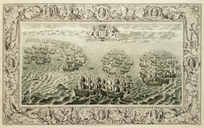 Armada (gravering fra et billedvev), 1739 av John Pine